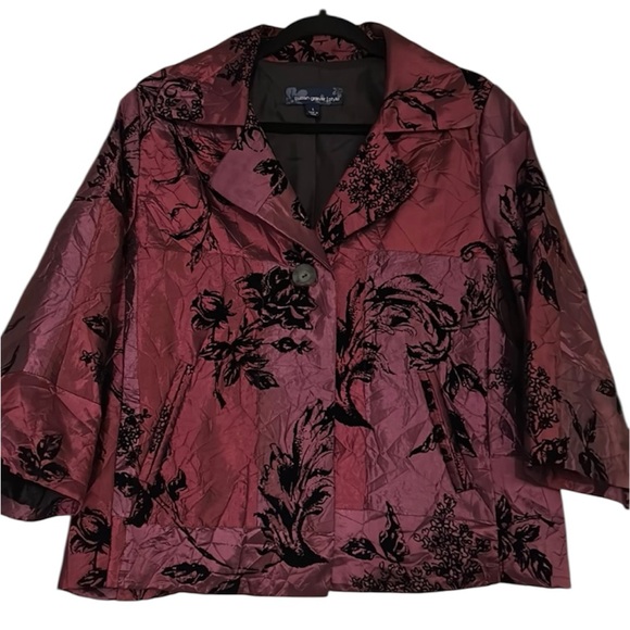 Susan Graver Jacket Sz Large - Picture 2 of 14